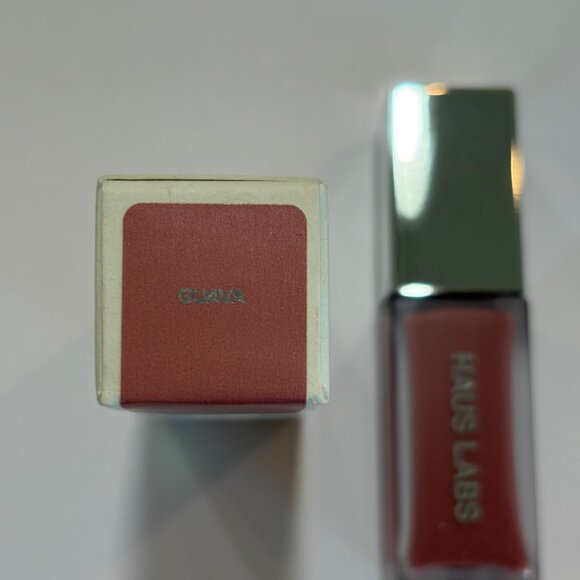 Haus Labs GUAVA PhD Hybrid Lip Glaze 7mL Plumping Gloss - Picture 3 of 3